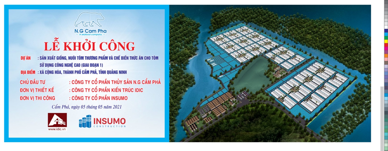 Dự án Thủy sản N.G Cẩm Phả 130ha