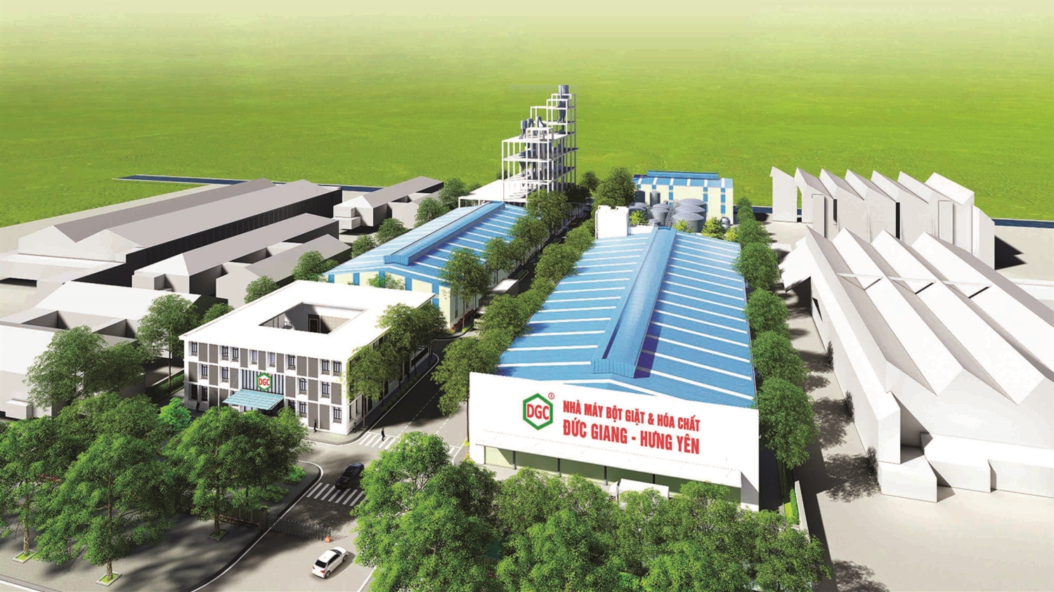 Nhà xưởng bột giặt hóa chất Đức Giang